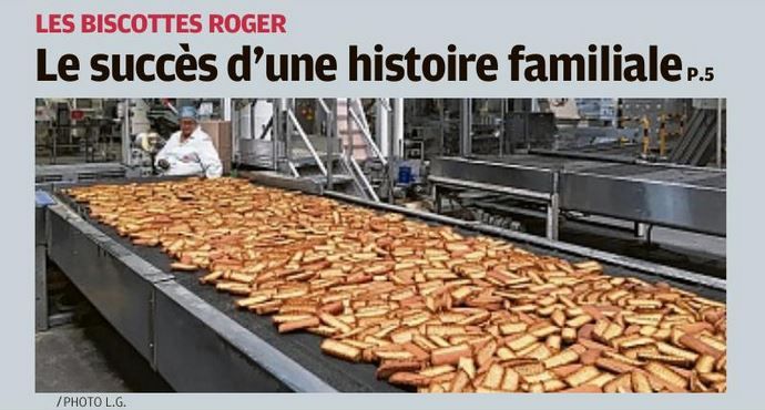Roger produit ses biscottes par milliers 