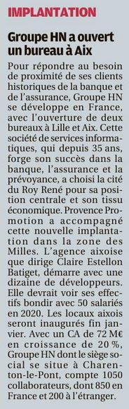 LE GROUPE HN OUVRE UN BUREAU SUR LE PAAP