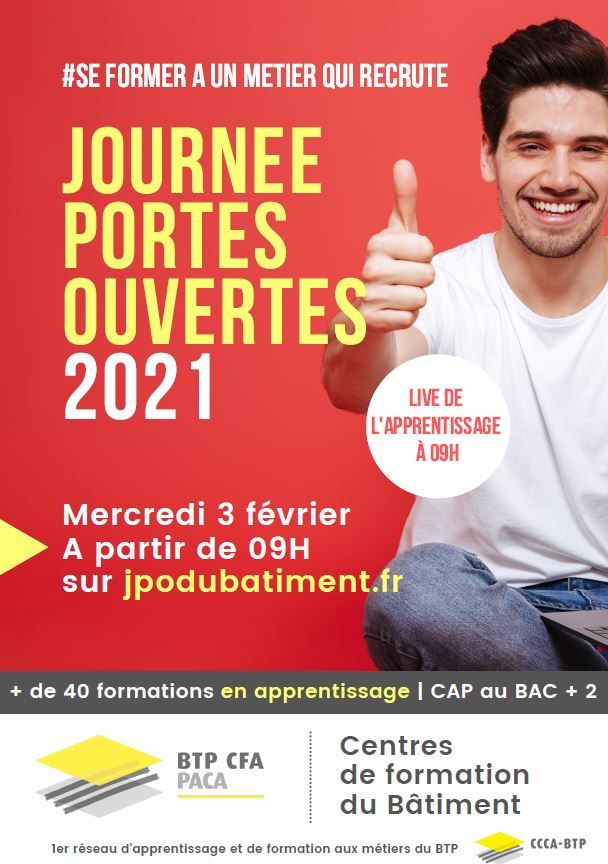 PORTES OUVERTES des CFA du Bâtiment de la REGION SUD