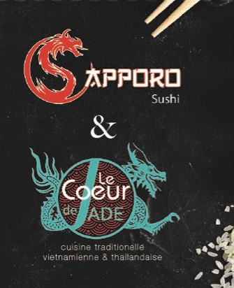 Capporo sushi & Le coeur de Jade logo